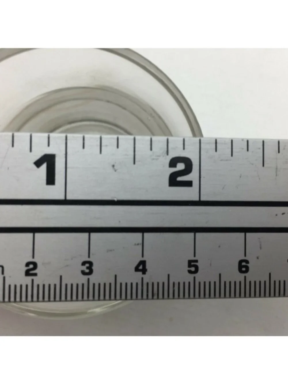 Clear Glass Candle Holders Pair 2.5
